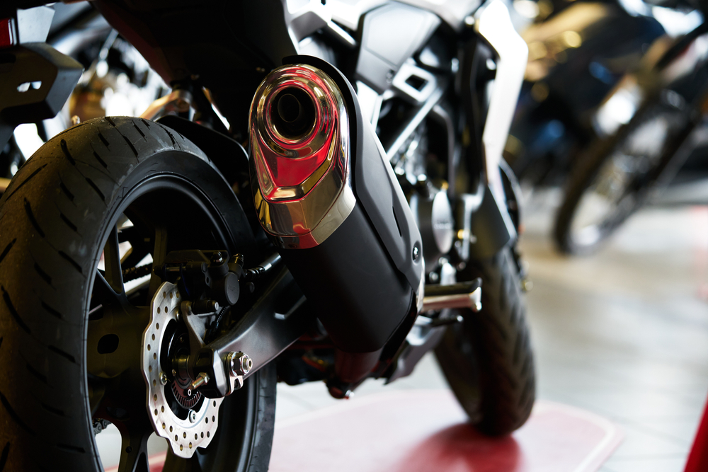 Custom motorcycle exhaust fabrication
