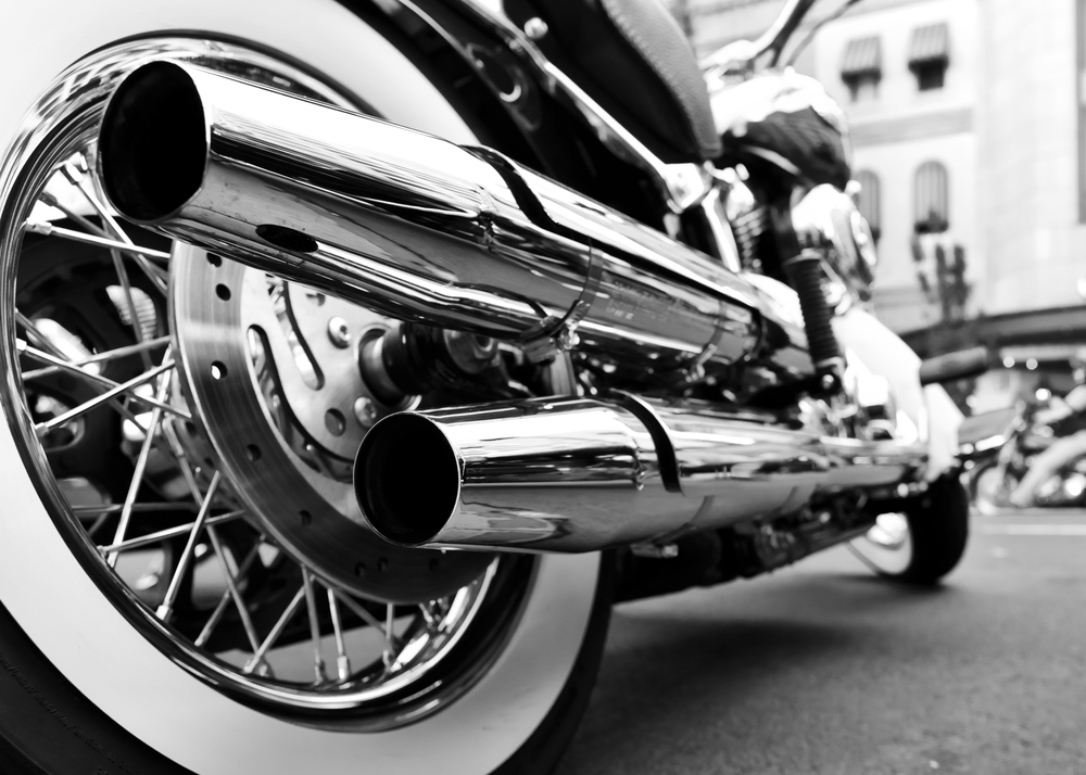 Custom motorcycle exhaust fabrication