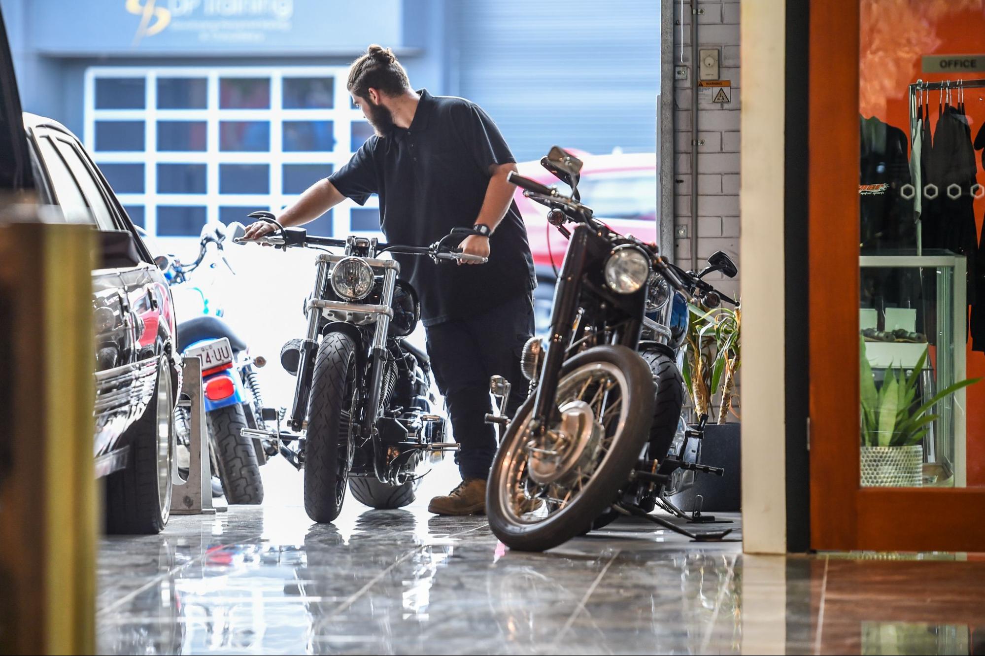 Full motorcycle service