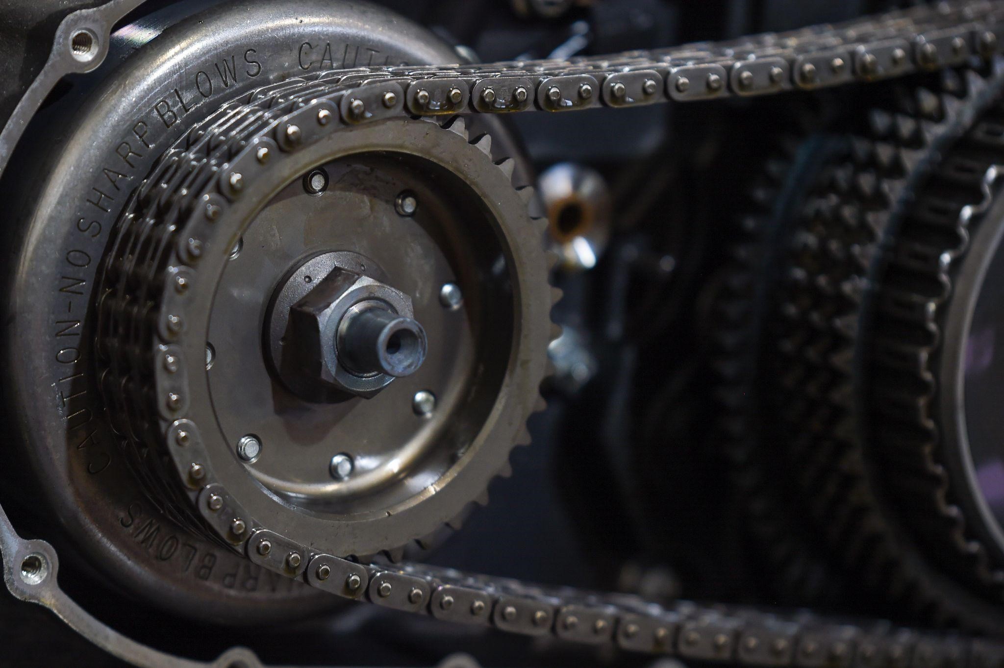 Motorcycle chain maintenance